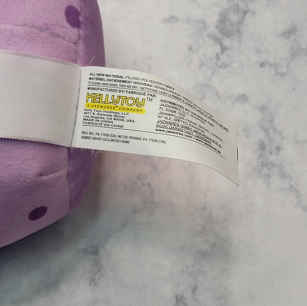Amala The Axolotl Original Squishmallows Kelly Toy 5 inches Purple Polka-dot - Picture 7 of 7